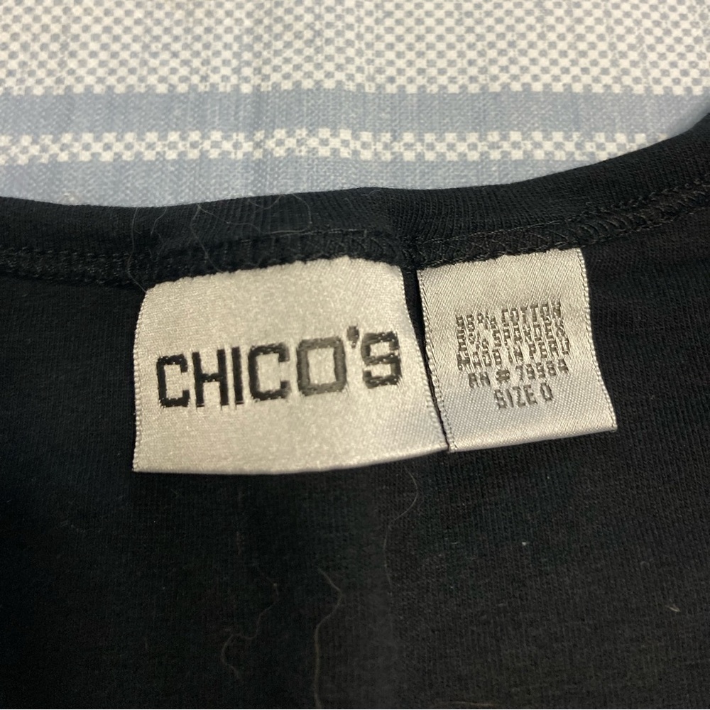 💛TODAY***$10***Chico’s black tank top. - Picture 2 of 4